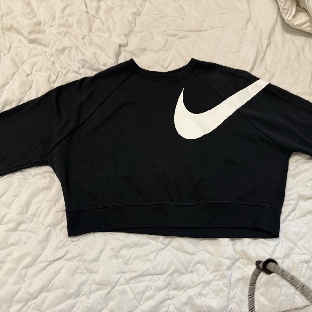 Nike Black and White Logo Sweatshirt